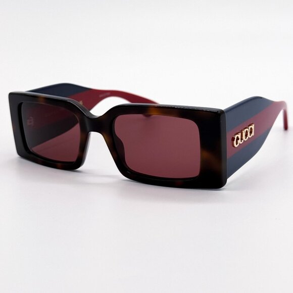 NEW GUCCI GG1860S 002 HAVANA BLUE RED UNISEX SUNGLASSES GUCCI main image 10